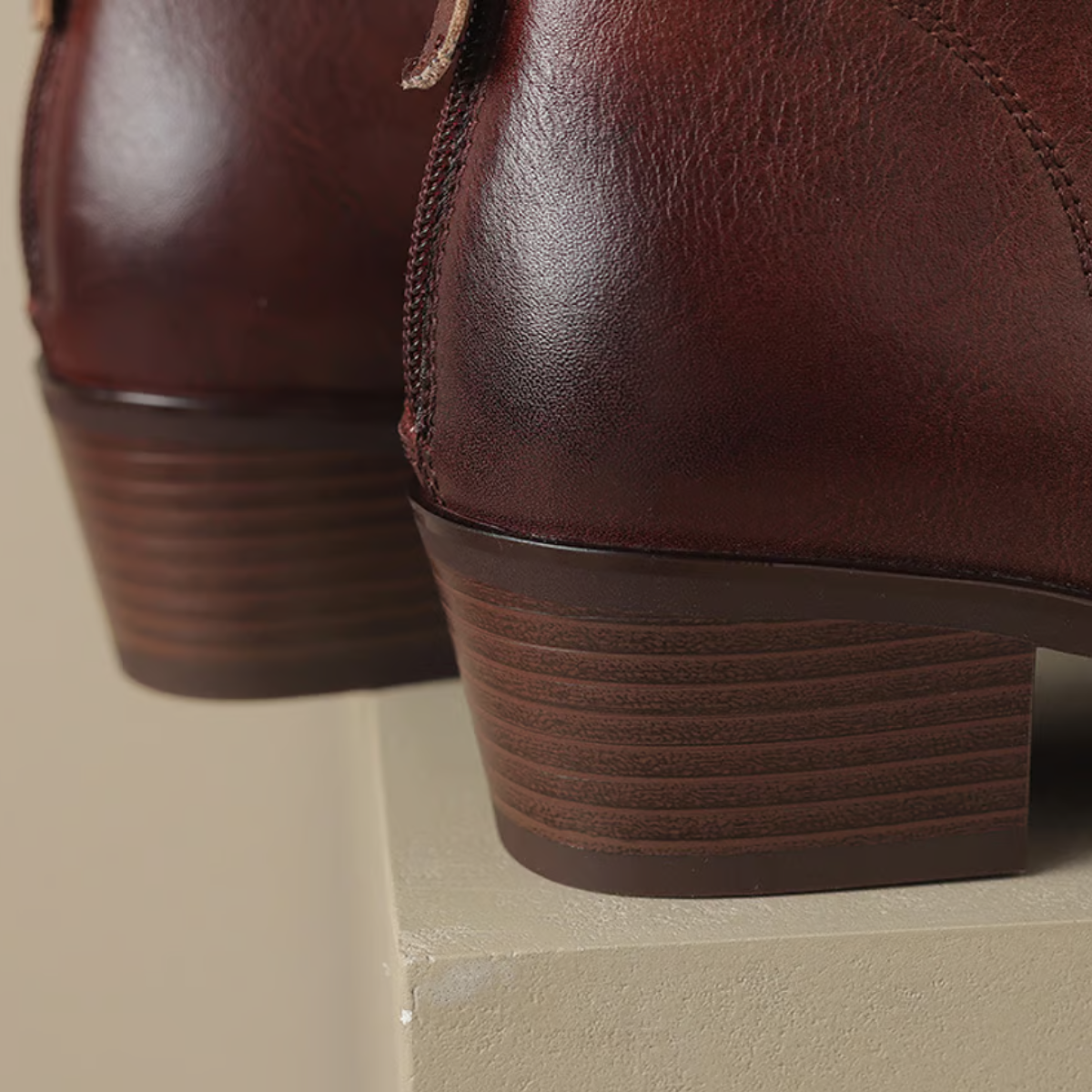 Camilla | Chic ankel boots med låg klack