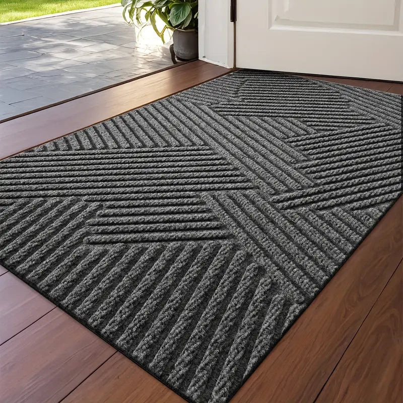 Mizura Home | Stilren Halkfri Dörrmatta med Geometrisk Design