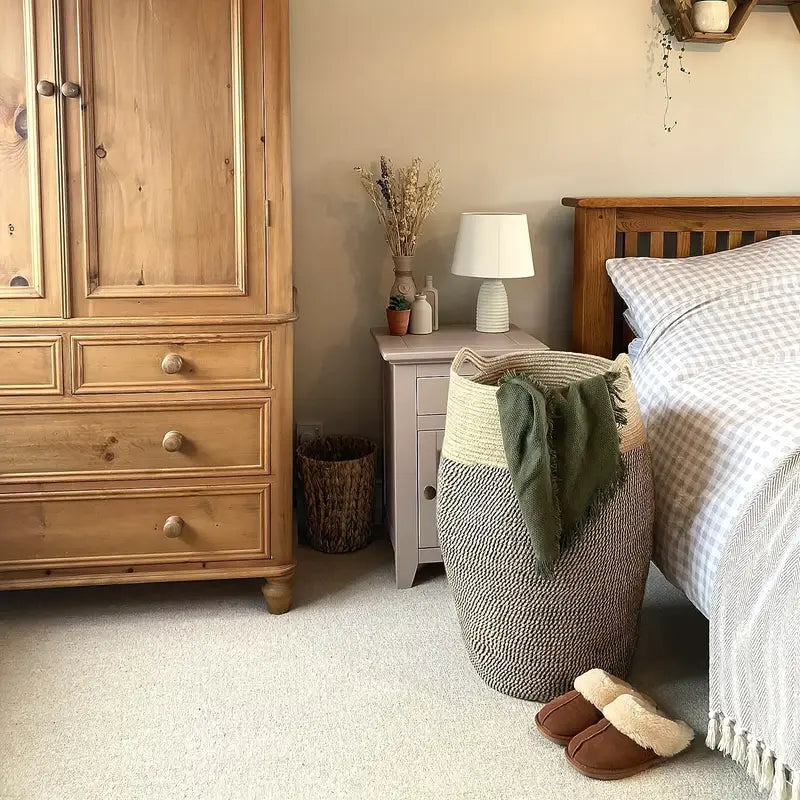 Mizura Home | Boho Vävd Bågkorg