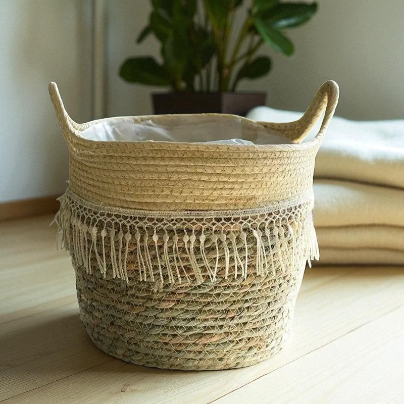 Mizura Home | Boho vävd blomkruka