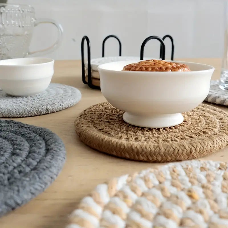 Mizura Home | Handvävda underlägg 8-delar