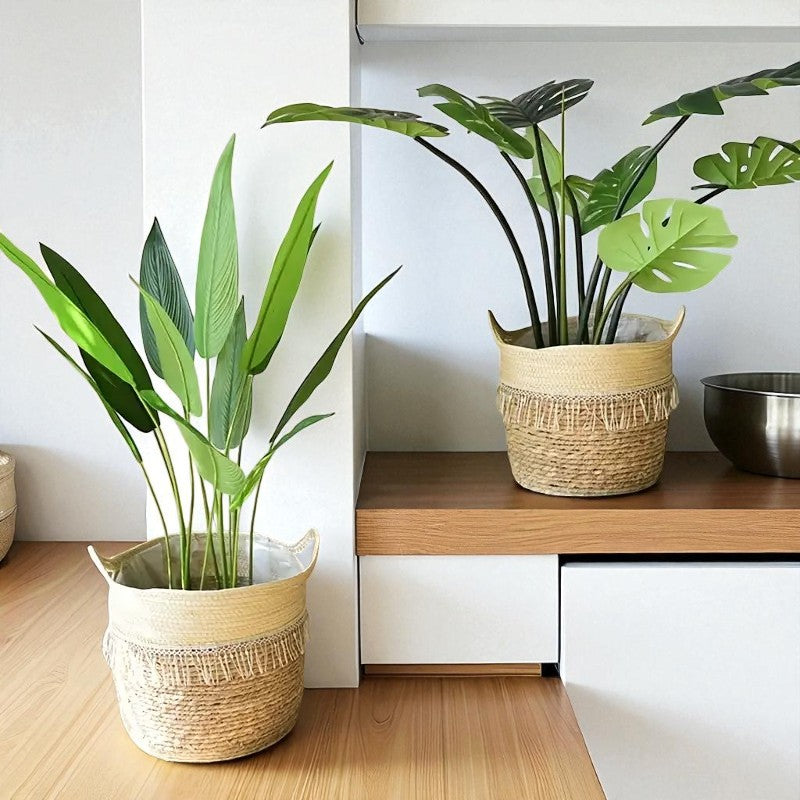 Mizura Home | Boho vävd blomkruka