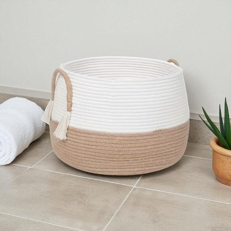 Mizura Home | Boho Handvävd förvaringskorg