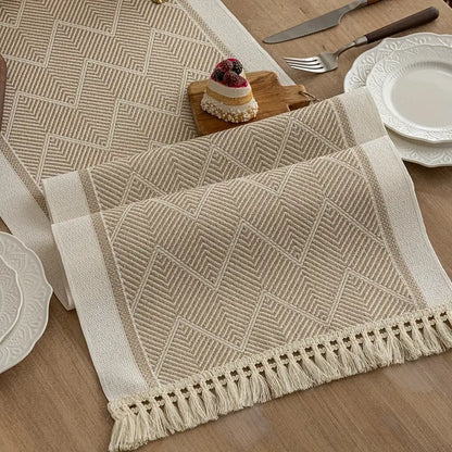 Mizura Home | Boho bordslöpare geometrisk