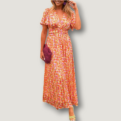 Carolina | Klänning med V-ringning