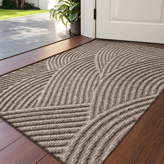 Mizura Home | Stilren Halkfri Dörrmatta med Geometrisk Design