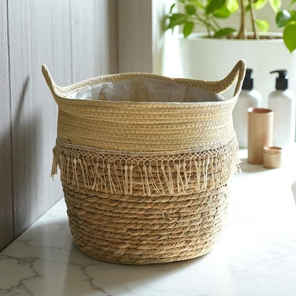 Mizura Home | Boho vävd blomkruka