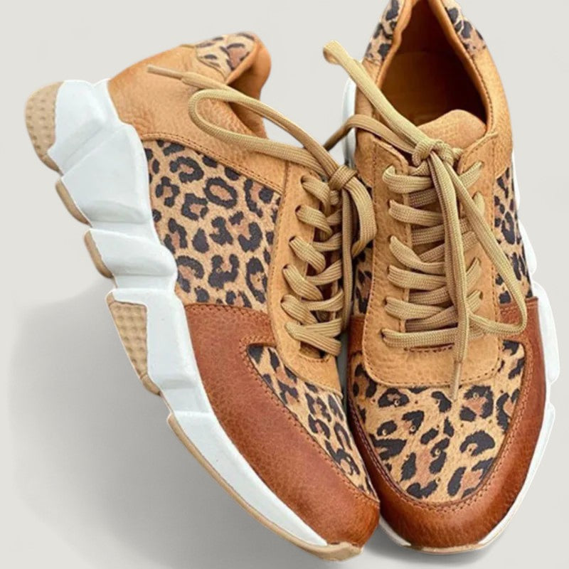 Alexia | Modiska skor med leopardmönster