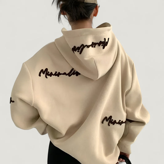 Mikaela |  Minimalistisk Hoodie