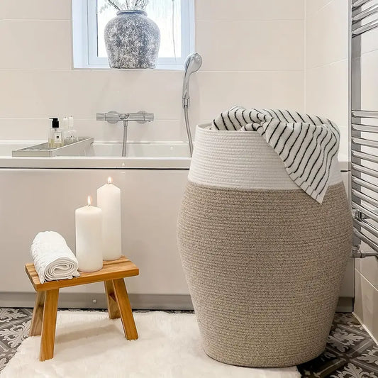 Mizura Home | Boho Vävd Bågkorg