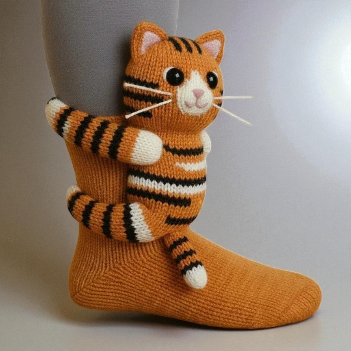 Millie | Mjukt stickade djursockor