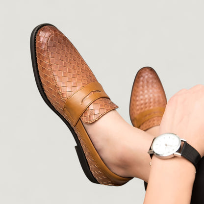 David | Läderloafers
