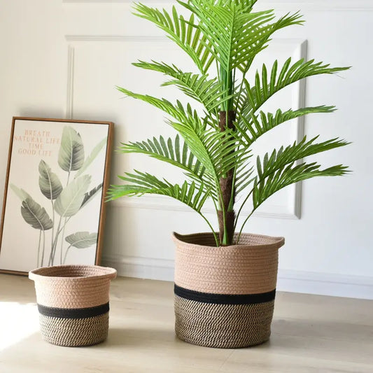 Mizura Home | Boho Vävd Förvaringskorg
