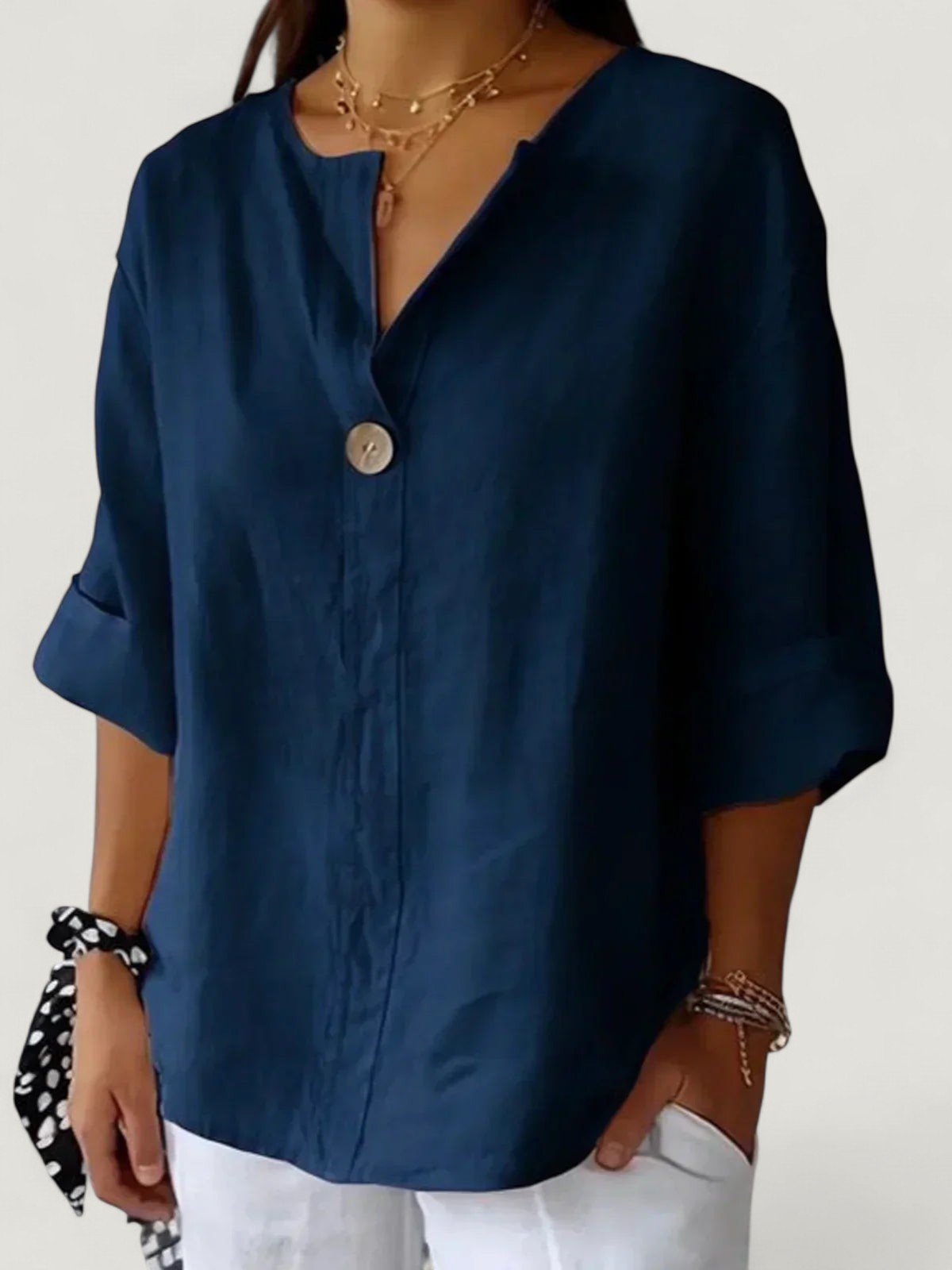 Ebba | Avslappnad chic blus