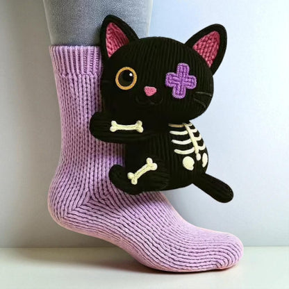 Millie | Mjukt stickade djursockor