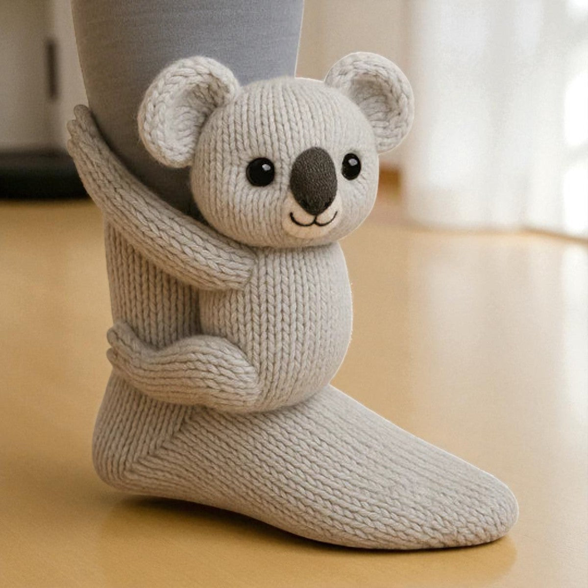 Millie | Mjukt stickade djursockor