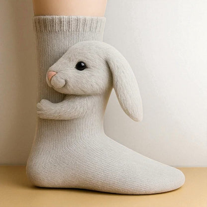 Millie | Mjukt stickade djursockor