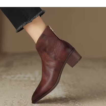 Camilla | Chic ankel boots med låg klack
