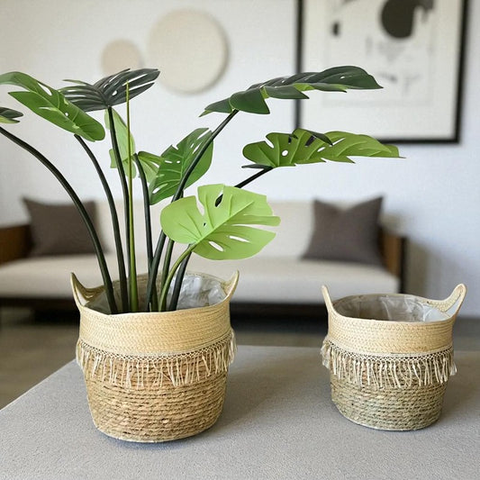 Mizura Home | Boho vävd blomkruka