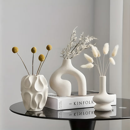 Mizura Home | Boho 3-delad Keramikvas-set