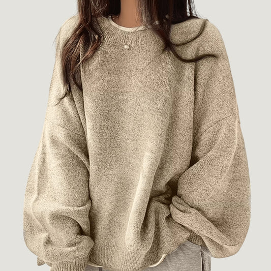 Elina | Mjuk och Stilren Oversized Tröja